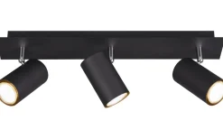 Trio Lighting Marley Spotlight 3-delad GU10 mattsvart* Avlånga Takspotlights|Takspot Med 3 Lampor