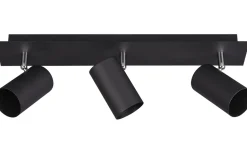 Trio Lighting Marley Spotlight 3-delad GU10 mattsvart* Avlånga Takspotlights|Takspot Med 3 Lampor