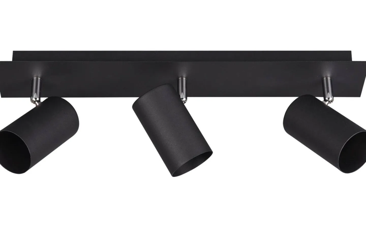 Trio Lighting Marley Spotlight 3-delad GU10 mattsvart* Avlånga Takspotlights|Takspot Med 3 Lampor