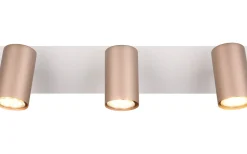 Trio Lighting Marley Spotlight 3-delat GU10 kaffebrun/mattvit* Avlånga Takspotlights|Takspot Med 3 Lampor