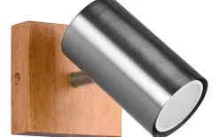 Trio Lighting Marley Spotlight GU10 borstat stål/trä* Läslampor