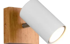 Marley Spotlight GU10 matt vit/trä