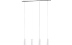 Avlånga Taklampor<Trio Lighting Marley Takpendel 4-delat 75cm GU10 vit