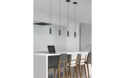 Avlånga Taklampor<Trio Lighting Marley Takpendel 4-delat 75cm GU10 mattsvart