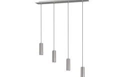 Avlånga Taklampor<Trio Lighting Marley Takpendel 4-delat 75cm GU10 borstat stål