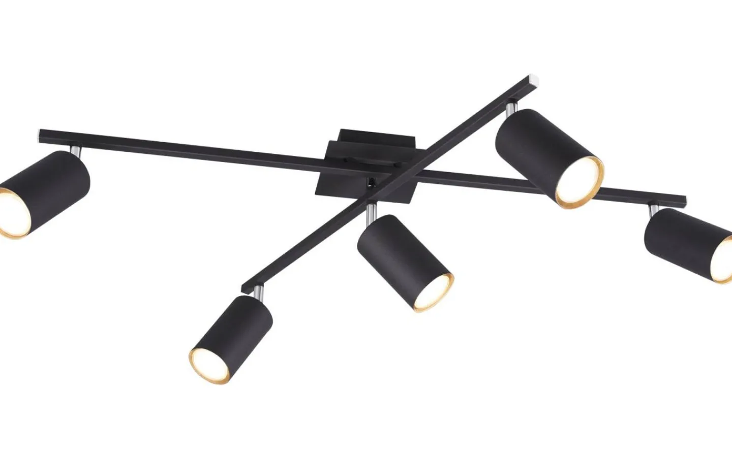 Takspot Med Minst 4 Lampor<Trio Lighting Marley Takspotlight 5-delad GU10 mattsvart