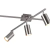 Takspot Med Minst 4 Lampor<Trio Lighting Marley Takspotlight 5-delad GU10 borstad stål