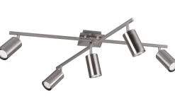 Takspot Med Minst 4 Lampor<Trio Lighting Marley Takspotlight 5-delad GU10 borstad stål