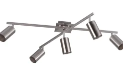 Takspot Med Minst 4 Lampor<Trio Lighting Marley Takspotlight 5-delad GU10 borstad stål