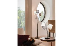 Eglo Maronda Golvlampa 152cm Svart/Vit/Brun* Golvlampor