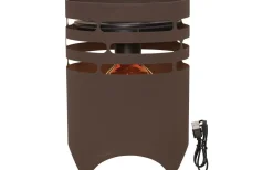 Solcellslampor Dekoration|Visa Alla Solcellslampor<Star Trading Marron Solcellsdriven Golvlampa 25cm Brun