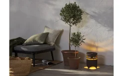 Solcellslampor Dekoration|Visa Alla Solcellslampor<Star Trading Marron Solcellsdriven Golvlampa 25cm Brun