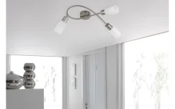 Reality Mars Spotlight 3-delad E14 borstad stål* Takspot Med 3 Lampor