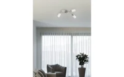 Reality Mars Spotlight 3-delad E14 borstad stål* Takspot Med 3 Lampor