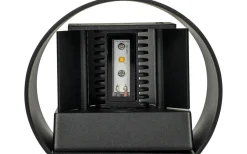 Mars Vägglampa Justerbar LED 2989K 6W Upp/Nedljus Svart IP54