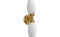 ArmaturHantverk Marstrand 2L Vägglampa Mässing IP44* Badrumslampor Vägg