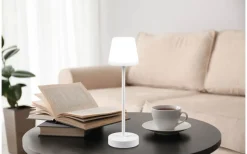 Uppladdningsbara Lampor Utomhus|Uppladdningsbara Lampor Utomhus<Reality Martinez Laddbar Bordslampa Mattvit IP44