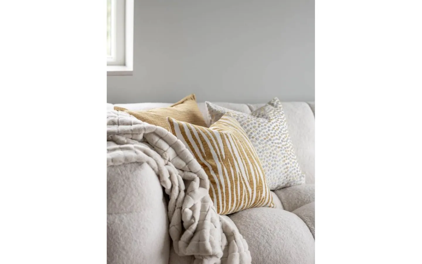 Svanefors Marty Kuddfodral Honung 45x45cm* Kuddfodral