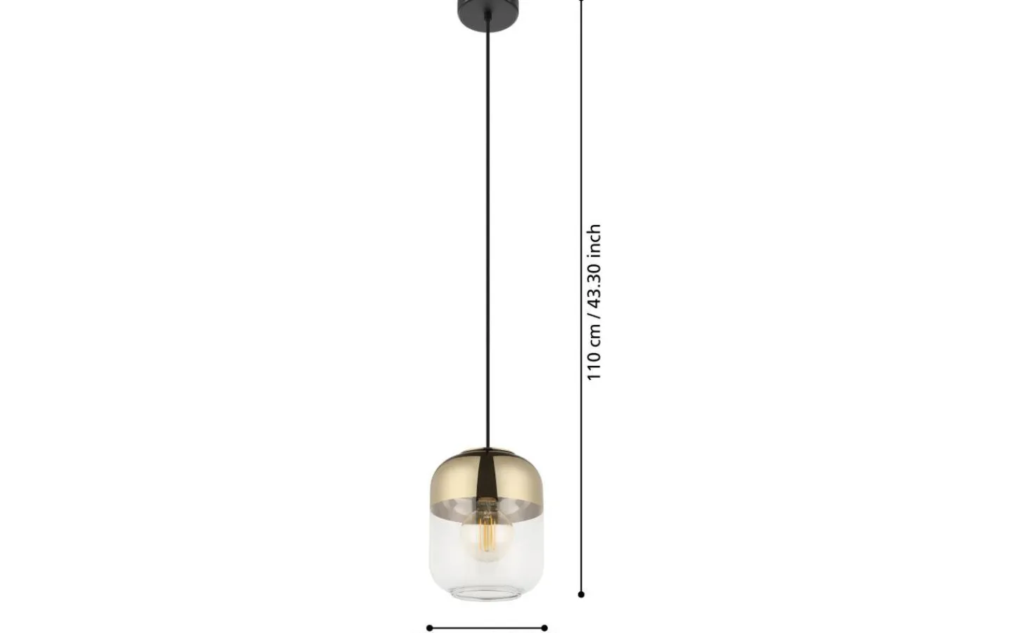 Eglo Maryvilla Fönsterlampa 17cm Guld* Fönsterlampor