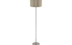 Eglo Maserlo Golvlampa 151cm Nickel/Taupe* Golvlampor
