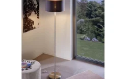 Maserlo Golvlampa 151cm Nickel/Cappuccino