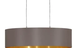 Eglo Maserlo Taklampa 78cm Cappuccino/Guld* Avlånga Taklampor