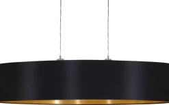 Avlånga Taklampor<Eglo Maserlo Taklampa 100cm Svart/Guld