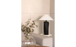 Vardagsrum|Sovrum<Globen Lighting Massi Bordslampa 56cm Svart/Vit