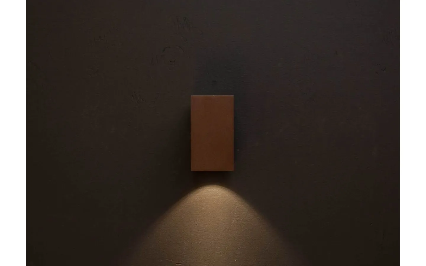 Upp Eller Nedljus Lampor<Llitt Mathias I Vägglampa LED 3W 3000K Corten IP65