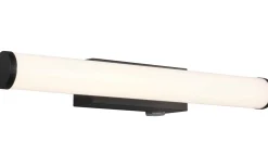 Badrumslampor Vägg<Trio Lighting Mattimo H2O LED Vägglampa 40cm matt svart IP44