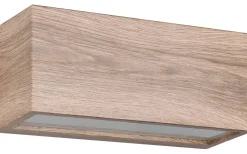 Mayenne Vägglampa 2xE14 trä IP44