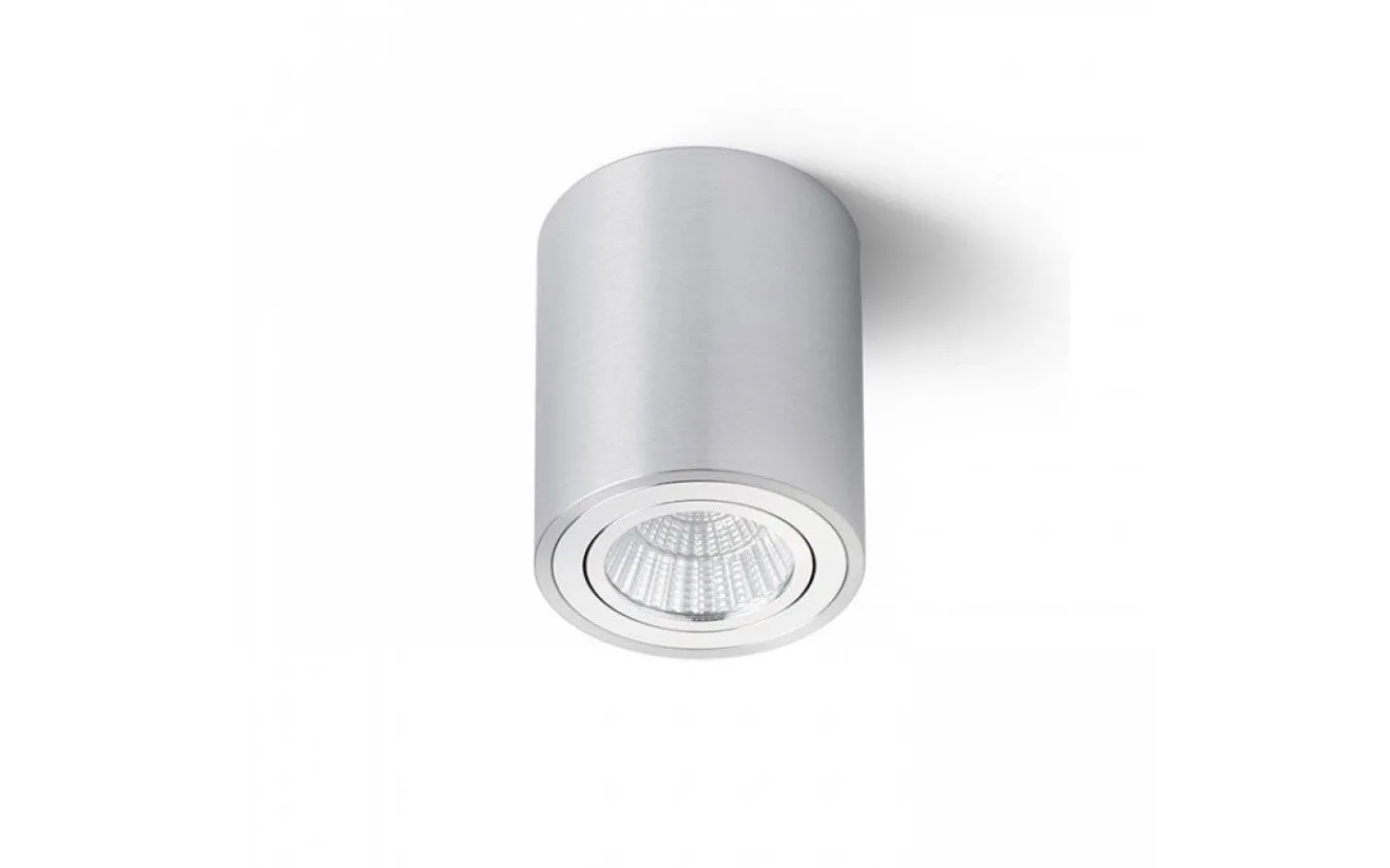 Hall & Trappa|Takspot Med 1 Lampa<Rendl Mayo R Takspotlight Riktbar Borstad aluminium LED 9W 2700K