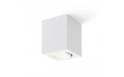 Rendl Mayo SQ Takspotlight Riktbar Vit 9W 2700K* Hall & Trappa|Takspot Med 1 Lampa
