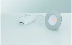 Downlights, Spotlight|230V Led Spotlights<Malmbergs MD-231 Downlight 3000K 3x5W, Krom 230V IP44, 3-Pack