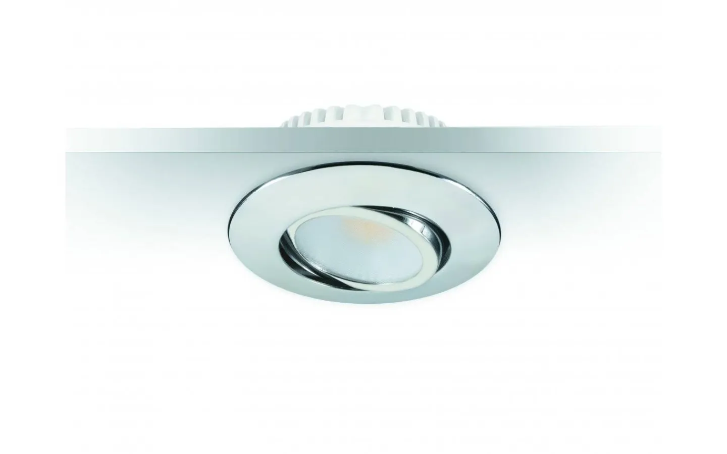 Downlights, Spotlight|230V Led Spotlights<Malmbergs MD-230 Downlight 3000K 3x5W Krom 230V IP44 3-Pack