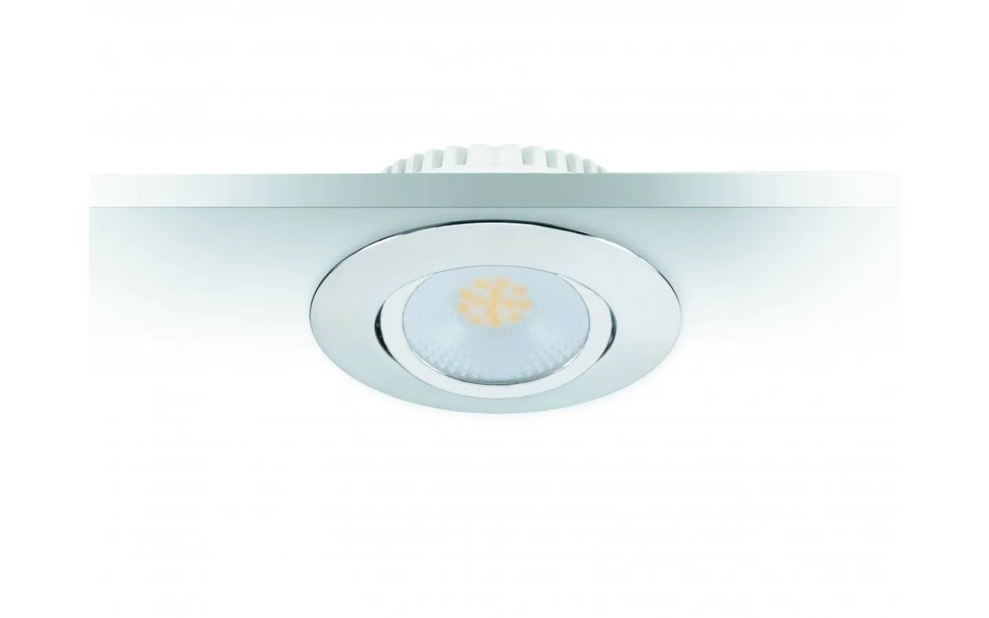 Downlights, Spotlight|230V Led Spotlights<Malmbergs MD-230 Downlight 3000K 3x5W Krom 230V IP44 3-Pack