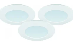 Malmbergs MD-232 Downlight 3000K 3x10W Vit 230V IP44 3-Pack* Downlights, Spotlight|230V Led Spotlights