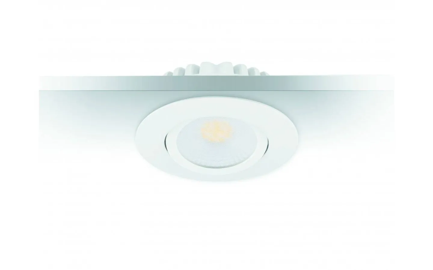 Downlights, Spotlight|230V Led Spotlights<Malmbergs MD-230 Downlight 3000K 3x5W Vit 230V IP44 3-Pack