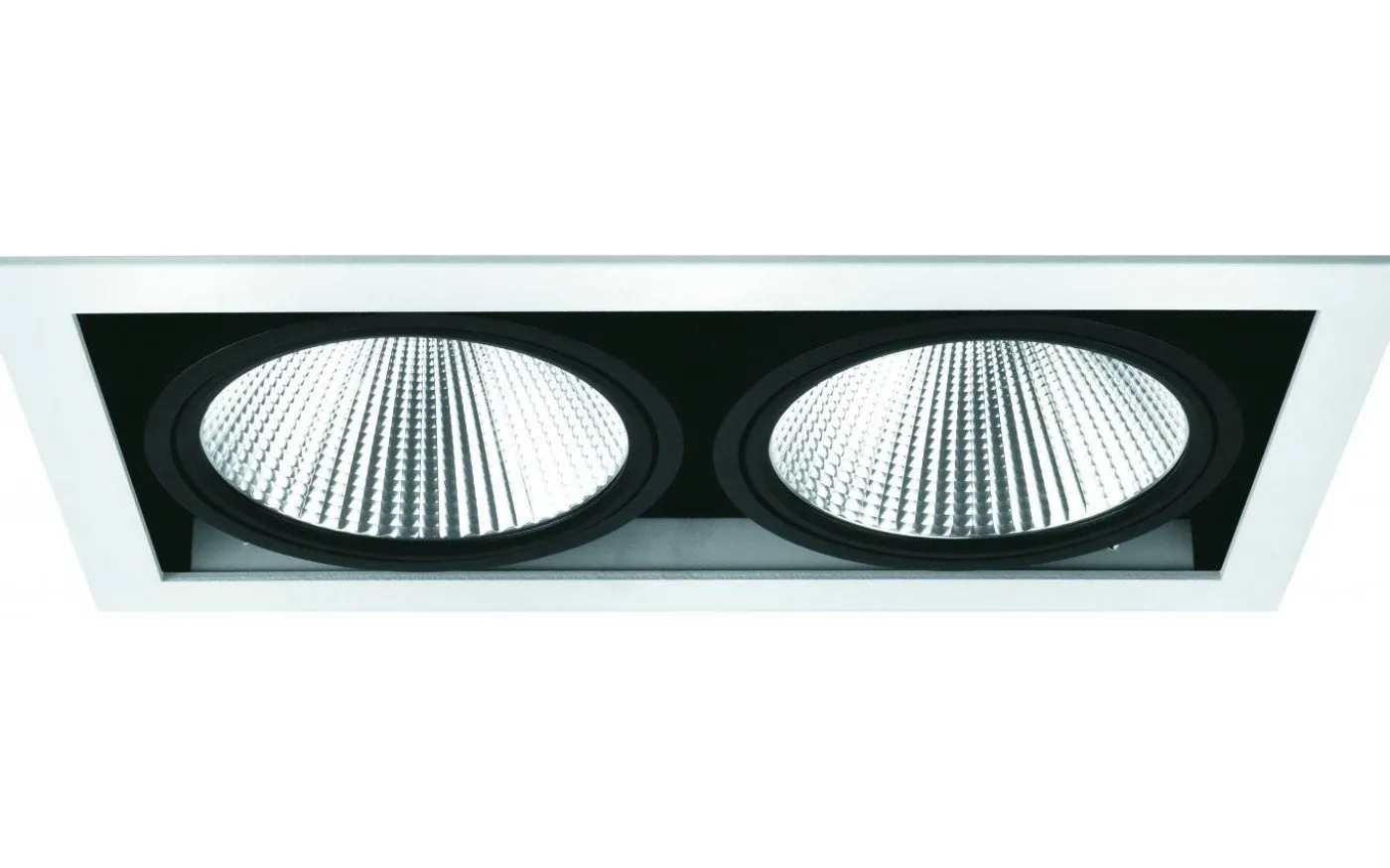 MD-251 Downlight 3000K 2x10W Vit/Svart 230V IP21