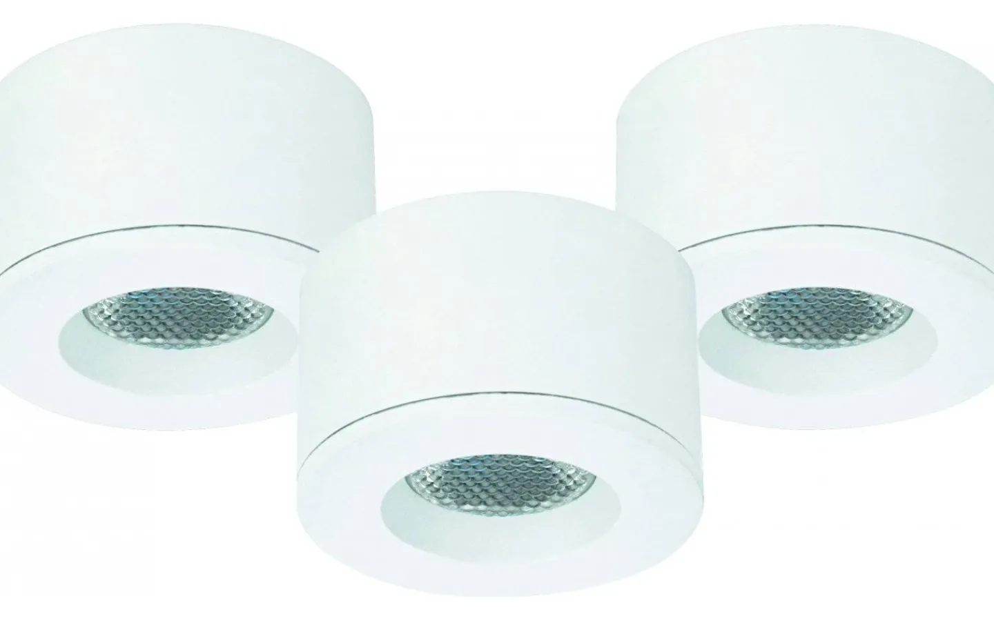 Malmbergs MD-29 Downlightset 2700K 3x1,6W Vit 230V IP44* Downlights, Spotlight|Minispotlights & Ledpuckar