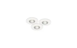 Malmbergs MD-315 LED Downlight 3x245Lm, vit* Minispotlights & Ledpuckar
