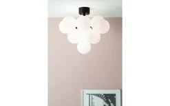 Hall & Trappa|Sovrum<Markslojd Merlot Plafond 56cm Svart/Opal