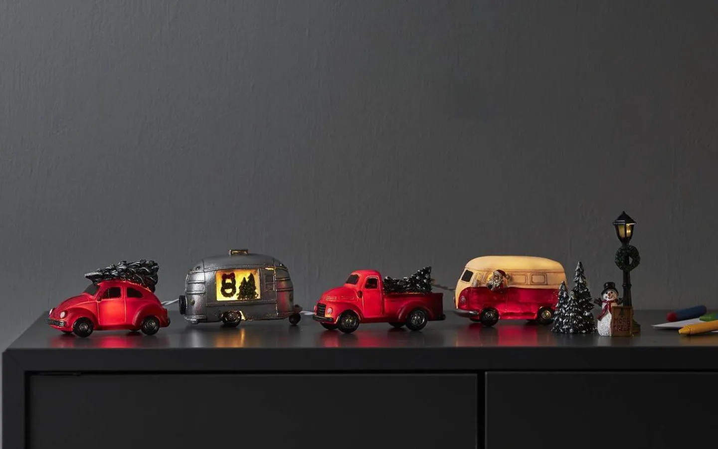 Julbyar Och Figurer<Star Trading Merryville Batteridriven Ljusslinga 42cm