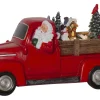 Star Trading Merryville Bil 29cm Röd* Julbyar Och Figurer|Batteri Julpynt Inomhus