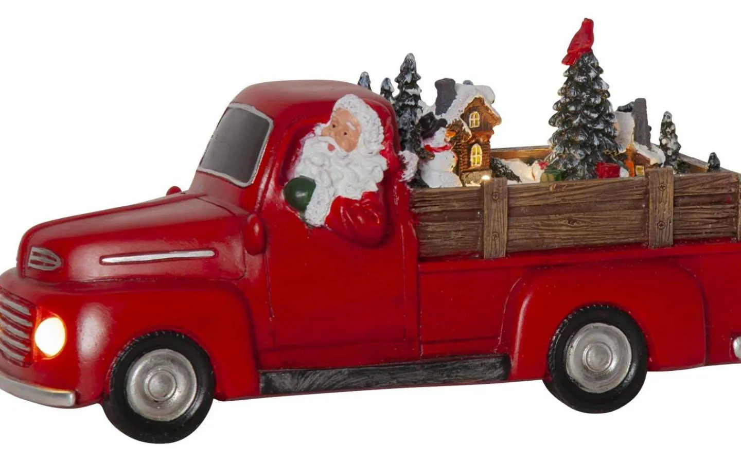 Star Trading Merryville Bil 29cm Röd* Julbyar Och Figurer|Batteri Julpynt Inomhus