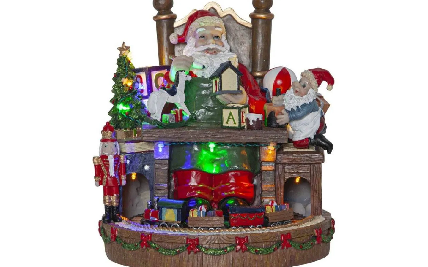 Julbyar Och Figurer|Julpynt Inomhus<Star Trading Merryville Jultomte Batteridriven med Timer