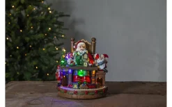 Julbyar Och Figurer|Julpynt Inomhus<Star Trading Merryville Jultomte Batteridriven med Timer