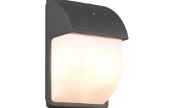 Vägglampor Utomhus<Trio Lighting Mersey LED-nummerlampa antracitgrå skymningssensor IP44