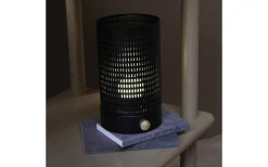 Mesh Uppladdningsbar Lykta 20cm LED 2700K Svart/Mässing