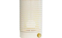 Ljuslyktor|Uppladdningsbara Lampor Inomhus<Dyberg Larsen Mesh Uppladdningsbar Lykta 20cm LED 2700K Vit/Mässing